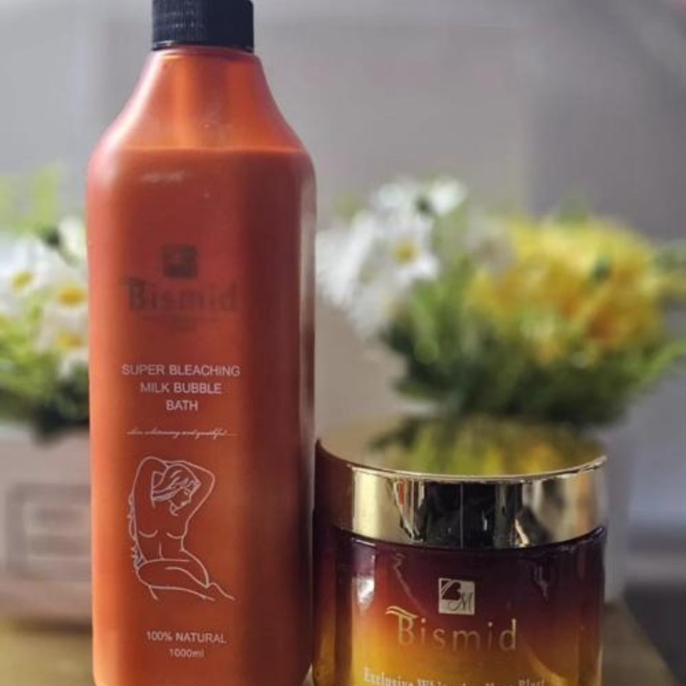 Bismid Cosmetics Exclusive Body Lotion and Shower Bath 2 In 1 Set
